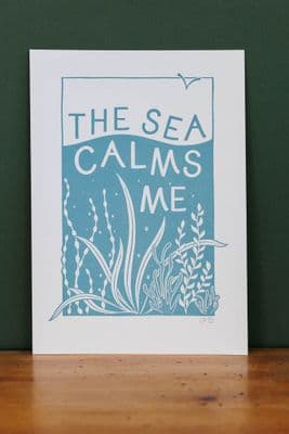 Lisa Lawlor | The Sea Calms Me Screen Print