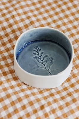 Louise Browne | Medium Bowl | Dusty Blue