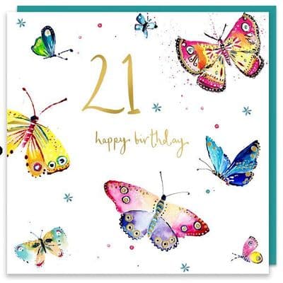 Louise Mulgrew | 21 Happy Birthday Card