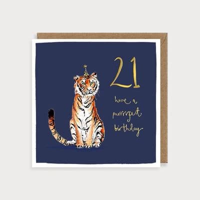 Louise Mulgrew | 21 Purrrrfect Birthday Card