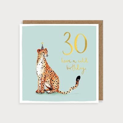 Louise Mulgrew | 30 Wild Birthday Card