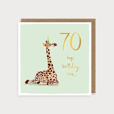 Louise Mulgrew | 70 Big Birthday Love Card