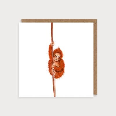 Louise Mulgrew | Baby Orangutan Card