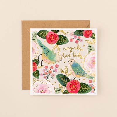 Louise Mulgrew | Congrats Love Birds Card