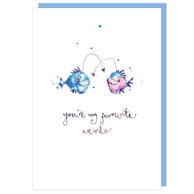 Louise Mulgrew | Favourite Weirdo Card