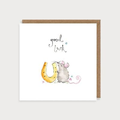Louise Mulgrew | Good Luck Mouse Card