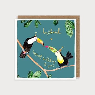 Louise Mulgrew | Happiest Birthday Husband Card