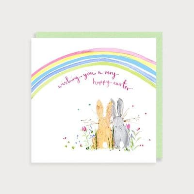 Louise Mulgrew | Happy Easter Rainbow Card