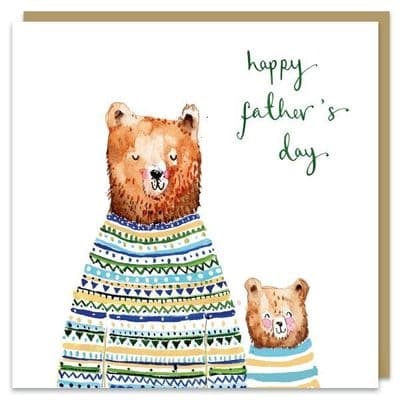 Louise Mulgrew | Happy Father's Day Bear Card