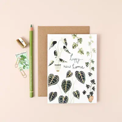Louise Mulgrew | Happy New Home Plant Card