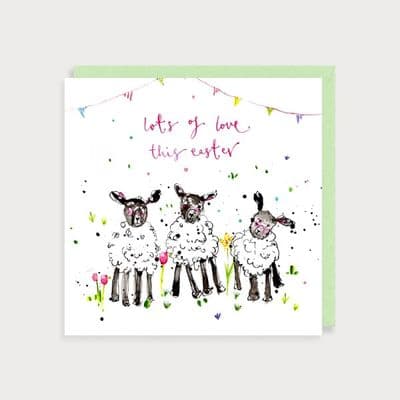 Louise Mulgrew | Lots of Love Easter Lambs Card