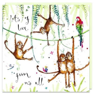 Louise Mulgrew | Lots of Love From Us All Card