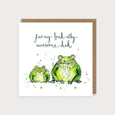 Louise Mulgrew | Toad-ally Awesome Dad Card