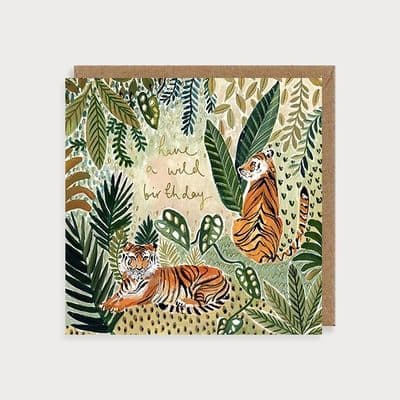 Louise Mulgrew | Wild Birthday Tiger Card