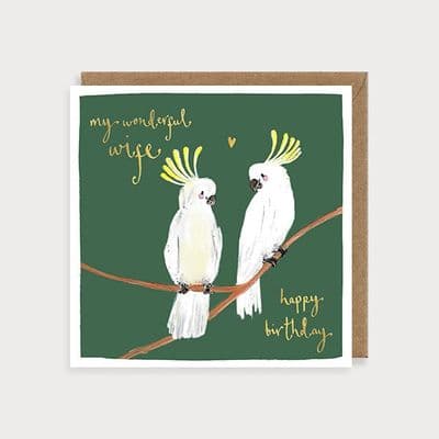 Louise Mulgrew | Wonderful Wife Birthday Card