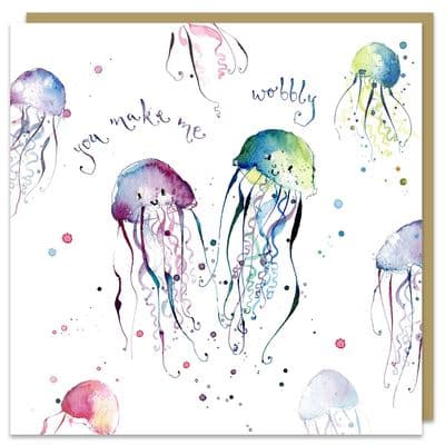 Louise Mulgrew | You Make Me Wobbly Card