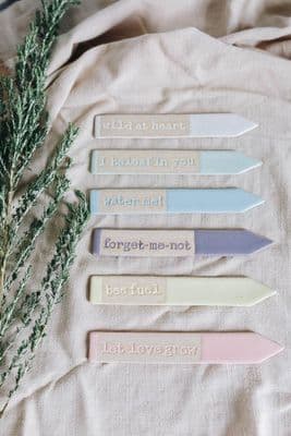 Megan Cartwright | Ceramic Plant Markers