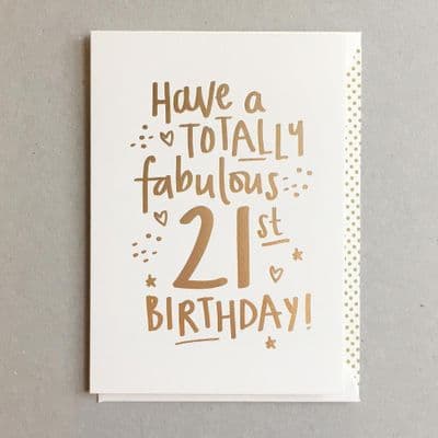 Megan Claire | 21st Birthday Card
