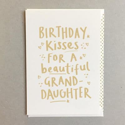 Megan Claire | Beautiful Granddaughter Birthday Card