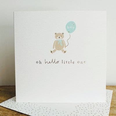 Megan Claire | Hello Little One Boy Card