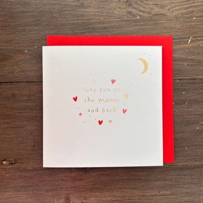 Megan Claire | Love You To The Moon Card