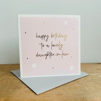 Megan Claire | Lovely Daughter-in-Law Birthday Card