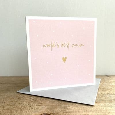 Megan Claire | World's Best Mum Card