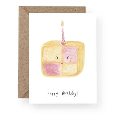 Melissa Western | Happy Birthday Battenberg Card