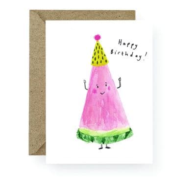 Melissa Western | Happy Birthday Watermelon Card