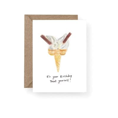 Melissa Western | Treat Yourself Birthday Card