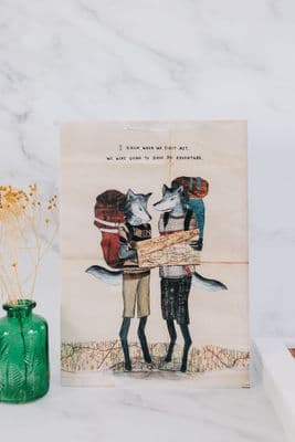 Mia Hague | Adventuring Wolves Print