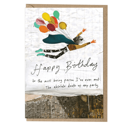 Mia Hague | Happy Birthday Boring Person Card