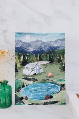 Mia Hague | Never Alone Mountains Print