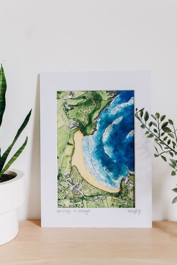Digby Illustration | Michael Digby Artist | Downings Donegal Print | Northern Ireland
