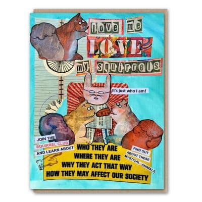 Mr Papers | Love My Squirrels Card