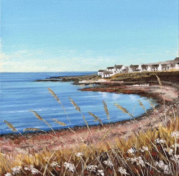 Naomi Singleton Hanna Artist | A Fine Day Portballintrae Print | Irish Art | Northern Ireland