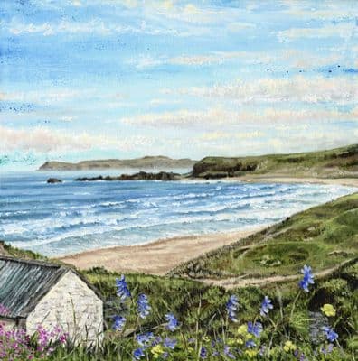 Naomi Singleton Hanna | And Breathe..., Whitepark Bay Beach Print