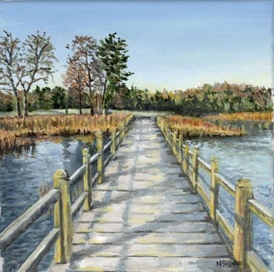 Naomi Singleton Hanna | Crossing Over, Lough Erne Print