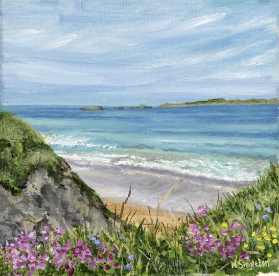 Naomi Singleton Hanna Artist | Where Flowers Bloom Lough Erne Print | Irish Art | Northern Ireland