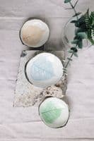 Nicola Briggs Ceramics | Porcelain Leaf Trinket Dish | Handmade Ceramic Bowl | Blue