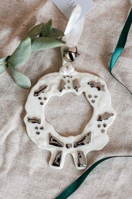 Nicola Briggs | Porcelain Wreath Decoration