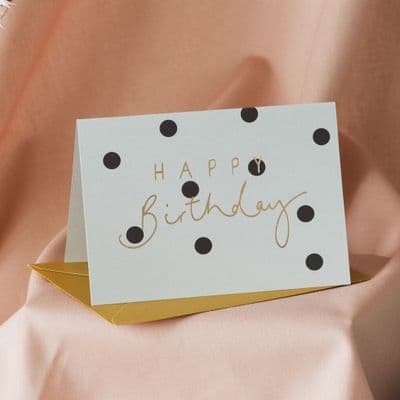 Oh Squirrel | Happy Birthday Polka Dot Card