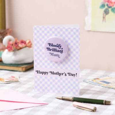 Oh Squirrel | Happy Mother's Day Badge Card
