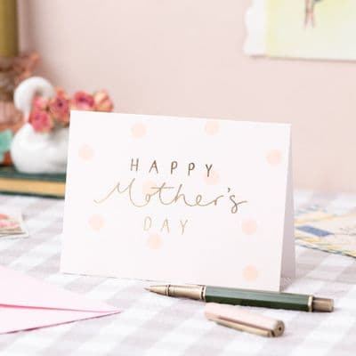 Oh Squirrel | Happy Mother's Day Polka Dot Card