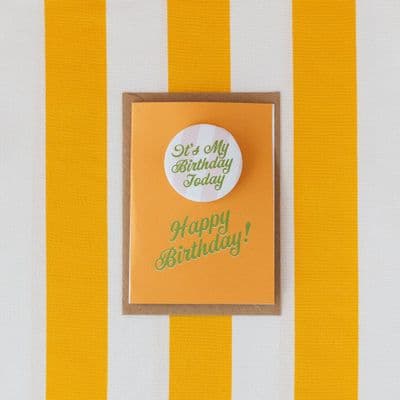 Oh Squirrel | It's My Birthday Today Badge Card
