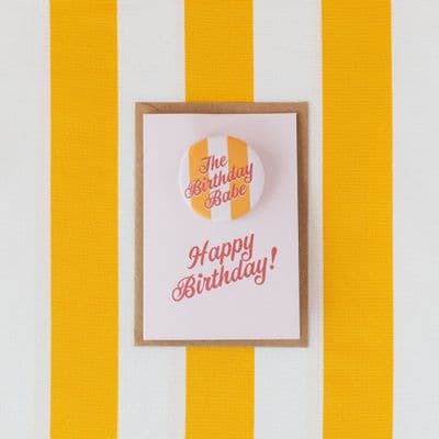 Oh Squirrel | The Birthday Babe Badge Card