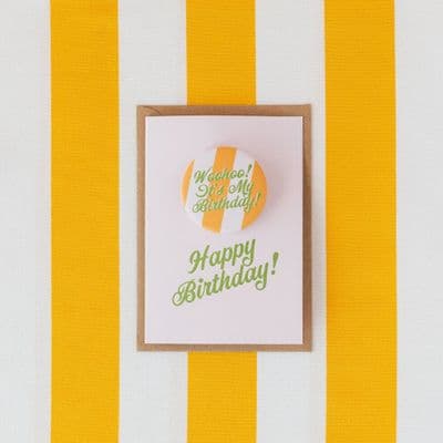 Oh Squirrel | Woohoo! Birthday Badge Card