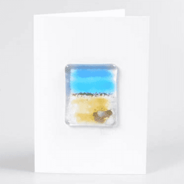 Pam Peters | Fused Glass Beach Card
