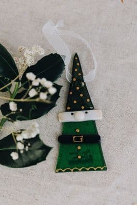 Pam Peters | Fused Glass Elf Decoration