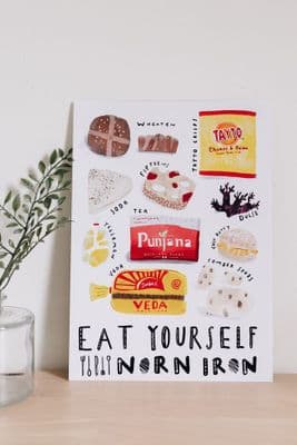 Peter Martin | Eat Yourself Norn Iron! Print